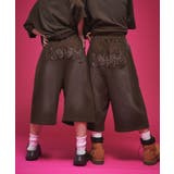 ブラウン | ダメージアップリケショートパンツ | WEGO【MEN】