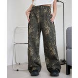 柄1 | レオパードワイドストレートパンツ | WEGO【WOMEN】
