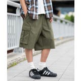 オリーブ | ナイロンイージーバギーカーゴショーツ | WEGO【MEN】