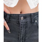 レースアップフリンジストレッチフレアデニムパンツ | WEGO【WOMEN】 | 詳細画像4