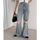 ダメージフレアデニムパンツ | WEGO【WOMEN】 | 詳細画像4