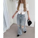 ダメージフレアデニムパンツ | WEGO【WOMEN】 | 詳細画像10