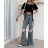 ダメージフレアデニムパンツ | WEGO【WOMEN】 | 詳細画像16