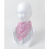 ライトピンク | シルバータッセルバンダナ | WEGO【WOMEN】