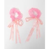 ライトピンク | リボンポイントシュシュ2P | WEGO【WOMEN】