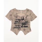 ベージュ | フロントホールマルチデザインSSトップ | WEGO【WOMEN】