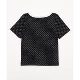 ヘンリーネックドッド刺繍ロゴT | WEGO【WOMEN】 | 詳細画像2