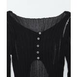 フロントボタンダメージヘムニット | WEGO【WOMEN】 | 詳細画像18 