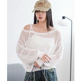 2WAYオフショルメッシュニット | WEGO【WOMEN】 | 詳細画像8