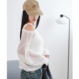 2WAYオフショルメッシュニット | WEGO【WOMEN】 | 詳細画像9