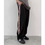 ブラック | ライントラックパンツ | WEGO【MEN】