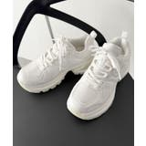 PUメッシュヒールダッドスニーカー | WEGO【WOMEN】 | 詳細画像5