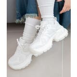 PUメッシュヒールダッドスニーカー | WEGO【WOMEN】 | 詳細画像12