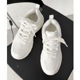 PUメッシュヒールダッドスニーカー | WEGO【WOMEN】 | 詳細画像25