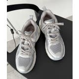 PUメッシュヒールダッドスニーカー | WEGO【WOMEN】 | 詳細画像26