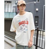 ホワイト | 接触冷感フロッキープリントグラフィックT(SS) | WEGO【MEN】