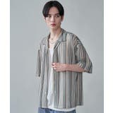 ストライプメッシュBIGシャツ(SS) | WEGO【MEN】 | 詳細画像8