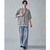 ストライプメッシュBIGシャツ(SS) | WEGO【MEN】 | 詳細画像13