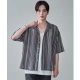 ストライプメッシュBIGシャツ(SS) | WEGO【MEN】 | 詳細画像15