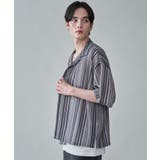 ストライプメッシュBIGシャツ(SS) | WEGO【MEN】 | 詳細画像17