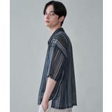 ストライプメッシュBIGシャツ(SS) | WEGO【MEN】 | 詳細画像25