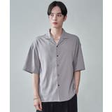 ライトグレー | クレープオープンカラーシャツ(SS) | WEGO【MEN】