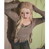 ブラウン | キャミレイヤードフリルデザインTOP | WEGO【WOMEN】