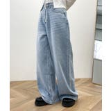デニム淡色 | サマーデニムルーズワイドパンツ | WEGO【WOMEN】
