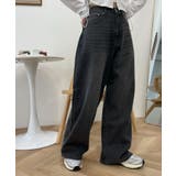 64 | サマーデニムルーズワイドパンツ | WEGO【WOMEN】