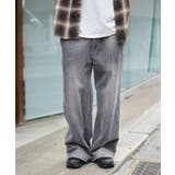 イージーバギーフレアデニムスラックス | WEGO【MEN】 | 詳細画像16