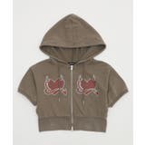 HEARTDEVIL SSピグメントパーカー | WEGO【WOMEN】 | 詳細画像12 