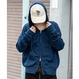 ネイビー | コンパクトフィットダブルZIPパーカー | WEGO【MEN】
