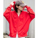 レッド | コンパクトフィットダブルZIPパーカー | WEGO【MEN】