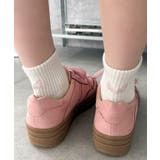 柄2 | バック刺繍アンクルパイルソックス | WEGO【WOMEN】