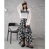 スプレーロゴジャガードメッシュニット | WEGO【WOMEN】 | 詳細画像2 