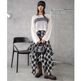 スプレーロゴジャガードメッシュニット | WEGO【WOMEN】 | 詳細画像10 