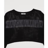 スプレーロゴジャガードメッシュニット | WEGO【WOMEN】 | 詳細画像17 