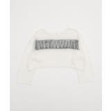 スプレーロゴジャガードメッシュニット | WEGO【WOMEN】 | 詳細画像20 