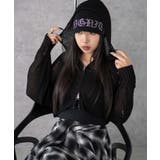 ブラック | ダメージメッシュショートパーカー | WEGO【WOMEN】
