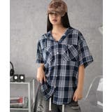 フードチェックBIGシャツ(S) | WEGO【WOMEN】 | 詳細画像1 