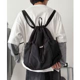 ブラック | メッシュポケットナップサック | WEGO【MEN】