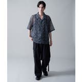 メッシュパターンオープンカラーシャツ(SS) | WEGO【MEN】 | 詳細画像2