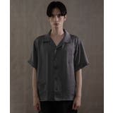 ダークグレー | サテン刺繍シャツ(SS) | WEGO【MEN】