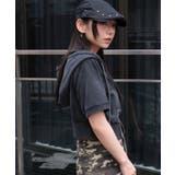 ヴィンテージウォッシュロゴ半袖パーカー | WEGO【WOMEN】 | 詳細画像11