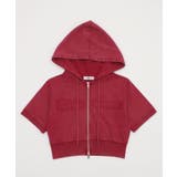 ヴィンテージウォッシュロゴ半袖パーカー | WEGO【WOMEN】 | 詳細画像22