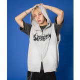 ノースリーブグラフィックZIPパーカー | WEGO【MEN】 | 詳細画像10