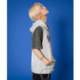 ノースリーブグラフィックZIPパーカー | WEGO【MEN】 | 詳細画像11