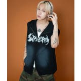 ノースリーブグラフィックZIPパーカー | WEGO【MEN】 | 詳細画像22