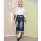 ウォッシュドレースデニムハーフパンツ | WEGO【WOMEN】 | 詳細画像2