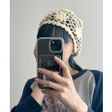 フラワークロシェフリルニットキャップ | WEGO【MEN】 | 詳細画像2